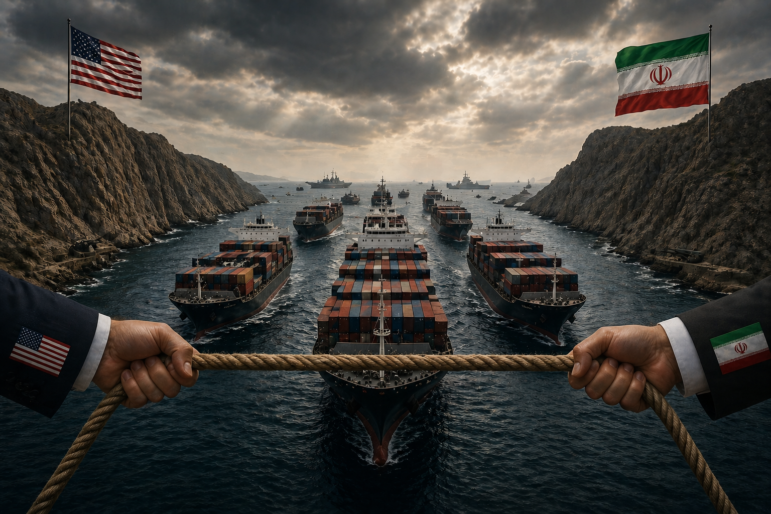 ¿Hay 34 barcos bloqueados por la guerra?